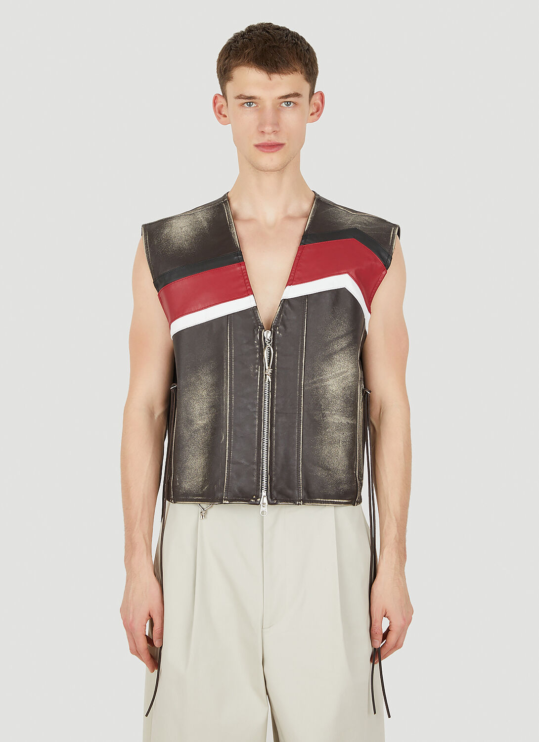 EYTYS HARPER GRAPHIC VINTAGE SLEEVELESS JACKET