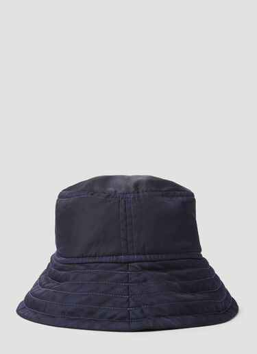 Dries Van Noten Topstitching Bucket Hat Blue dvn0156038