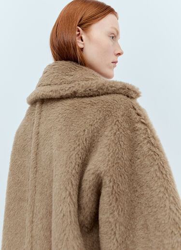 Max Mara 테디 짧은 망토  베이지 max0255034