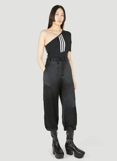 Y-3 Technical Satin Cargo Pants Black yyy0247007