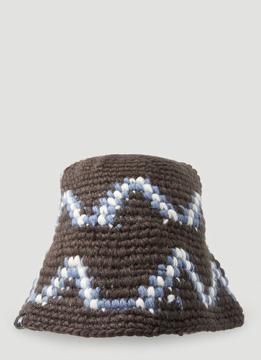 Stüssy Giza Knit Bucket Hat Brown sts0348025