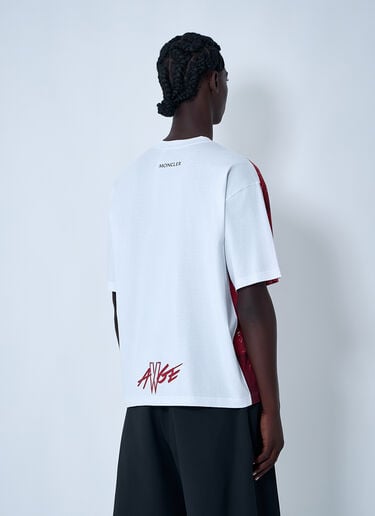 徽标图案印花 T 恤 Moncler x A$AP ROCKY 徽标图案印花 T 恤 红色 map0162009