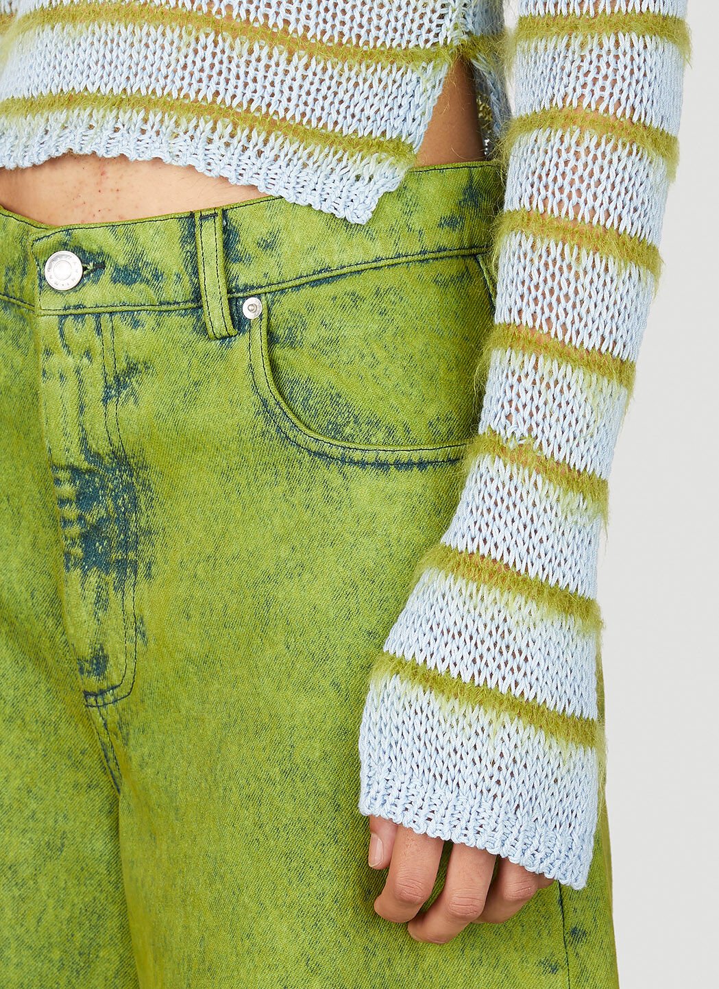 Marni レディース ストライプニットセーター の ブルー | LN-CC® Marni レディース ストライプニットセーター の ブルー | LN-CC®