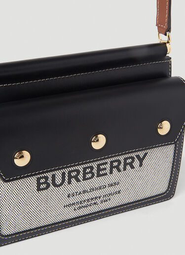 Burberry Horseferry Title Mini Shoulder Bag Black bur0245048
