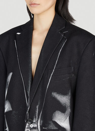 Trompe L'Oeil Janty Coat Y/Project x Jean Paul Gaultier Trompe L'Oeil Janty Coat Black jpg0252018