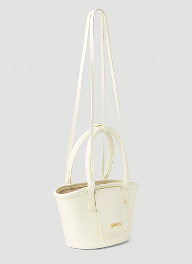 Jacquemus Le Petit Panier Tote Bag White jac0251086