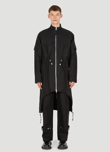 Dion Lee Utility Parka Black dle0349002