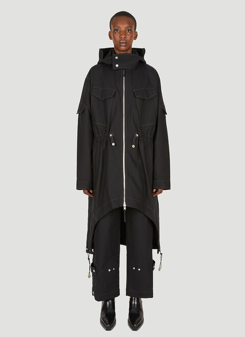 Dion Lee Utility Parka Grey dle0349006