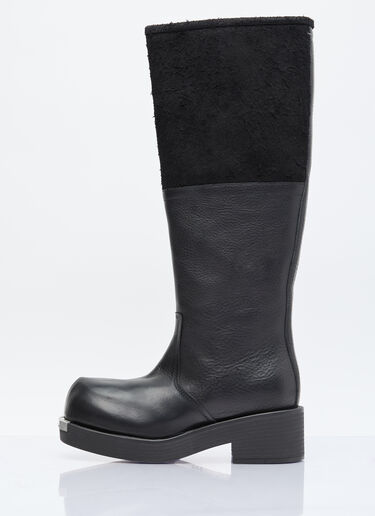 MM6 Maison Margiela Biker Boots Black mmm0254015