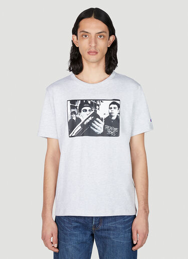 Champion x Beastie Boys Graphic Print T-Shirt Grey cha0152002