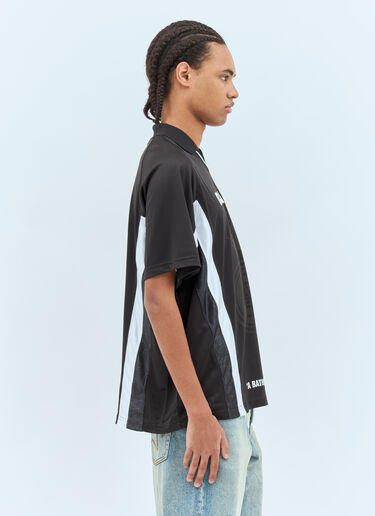 A BATHING APE® サッカージャージ  ブラック aba0158002