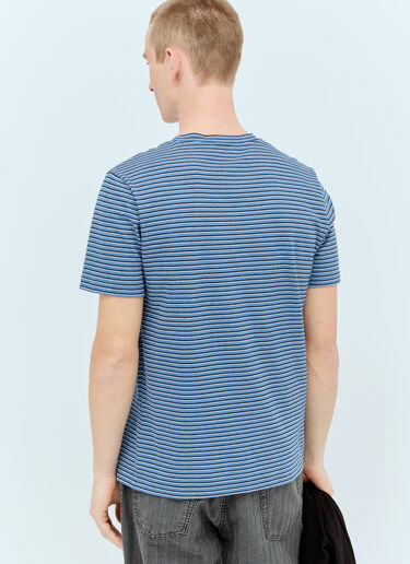 A.P.C. Striped T-Shirt Blue apc0156006