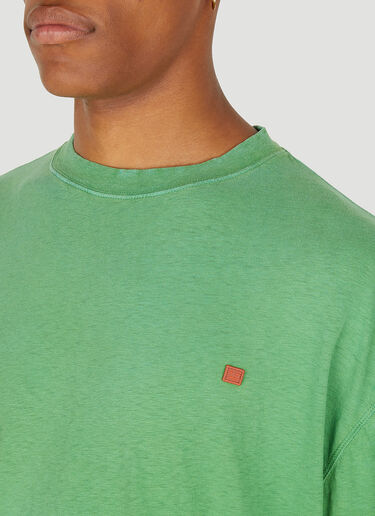 Acne Studios Eyck Oversized T-Shirt Green acn0147034