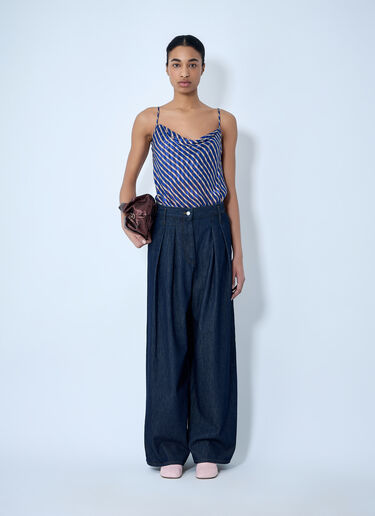 Dries Van Noten Wide-Leg Denim Trousers Blue dvn0263012