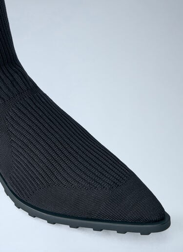LN-CC® - Camper x Issey Miyake: Anna Pointed-Toe Ankle Boots - Black Camper x Issey Miyake Anna Pointed-Toe Ankle Boots Black cim0266010