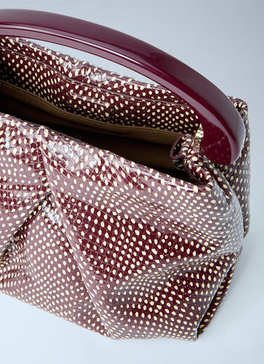 Dries Van Noten Patterned Top Handle Bag Bordeaux dvn0264035
