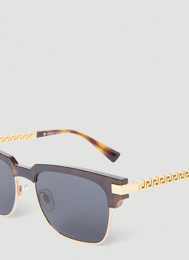 Versace Greca Sunglasses Brown lxv0353007