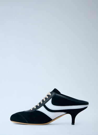 Dries Van Noten Lace-Up Mule Heels Black dvn0263028