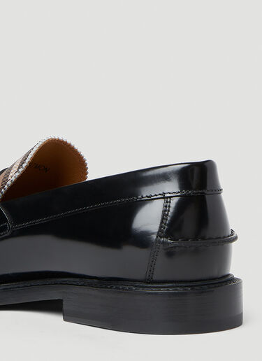 Burberry Croftwood Check Loafers Black bur0153032