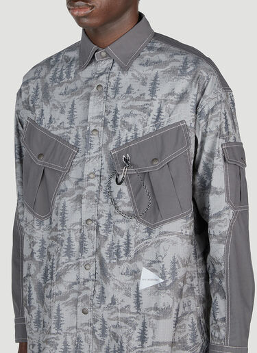 And Wander In The Mountain Shirt Grey anw0152013