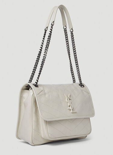 Saint Laurent Niki 中号单肩包 白色 sla0249175