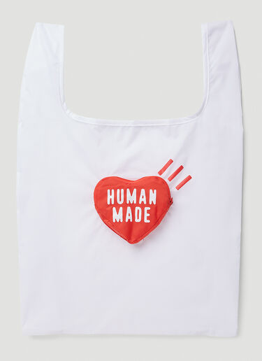 Human Made 可收纳心形托特包 白色 hmd0152027