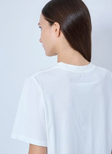 LN-CC® - MM6 Maison Margiela: Signature Logo T-Shirt - White MM6 Maison Margiela Signature Logo T-Shirt White mmm0265005