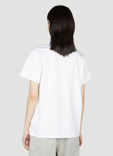 GANNI Relaxed Bunny T-Shirt White gan0253005