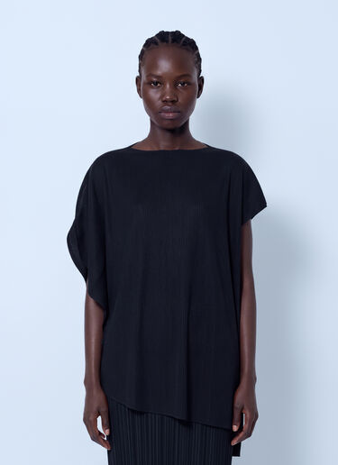 LN-CC® - Pleats Please Issey Miyake: A-Poc Slice Shirt - Black Pleats Please Issey Miyake A-Poc Slice Shirt Black plp0266006