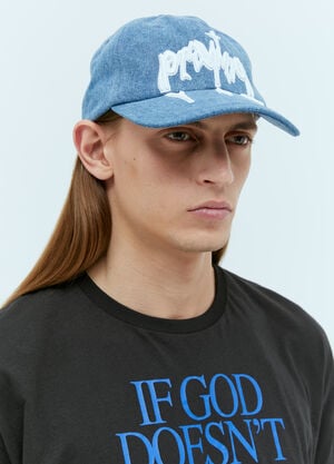 Praying Demon Baseball Cap Blue pry0354019