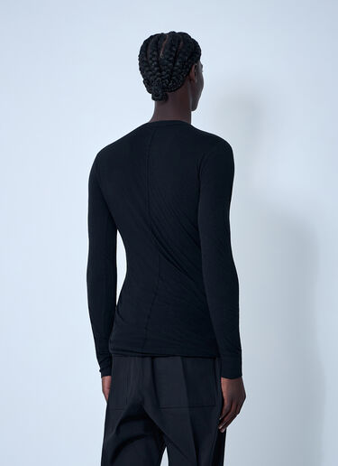 Cotton Long Sleeve T-Shirt Rick Owens Cotton Long Sleeve T-Shirt Black ric0161021
