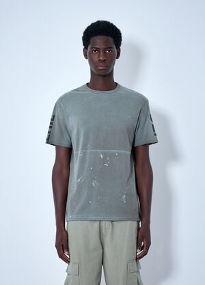 Gallery Dept. Distressed T-Shirt Grey gdp0163003