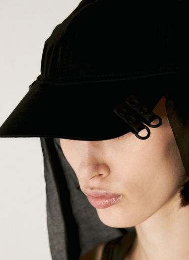 Innerraum Object C11 Baseball Cap With Veil Black inn0356008