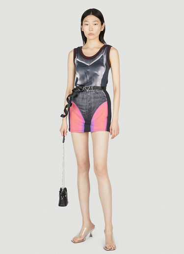 Y/Project x Jean Paul Gaultier Trompe L'Oeil Lingerie Top Dark Grey jpg0252009