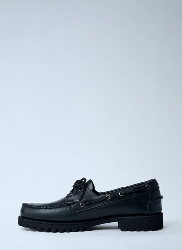 Ranger Waxy Boat Shoes Sebago Ranger Waxy Boat Shoes Black seb0162002