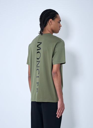 Moncler Logo Motif T-Shirt Green mon0160022