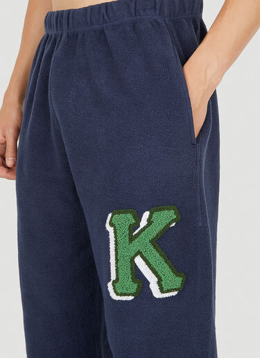 Kenzo ロゴパッチ トラックパンツ　 ネイビー knz0150040