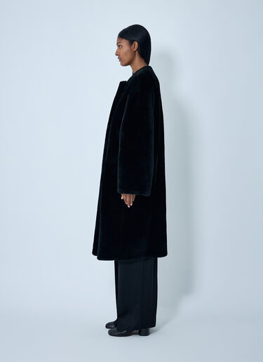 TOTEME Shearling Coat Black tot0262031
