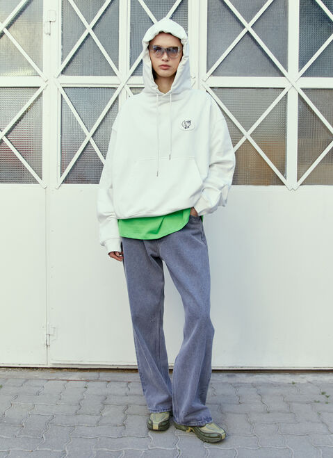 Jil Sander+ Alastair Mckimm Workwear Hooded Sweatshirt Cream jsp0251010