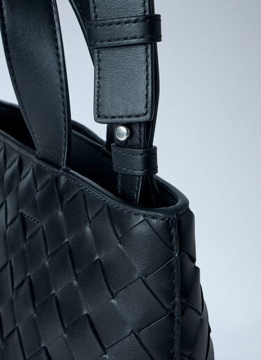 Bottega Veneta Mini Intrecciato Zipped Tote Bag Black bov0163005