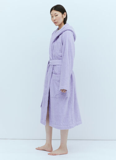 Tekla Hooded Bath Robe Purple tek0349012