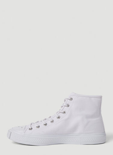 Acne Studios Canvas High Top Sneakers White acn0150025
