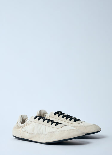 Prada Collapse Re-Nylon And Suede Sneakers White pra0260002