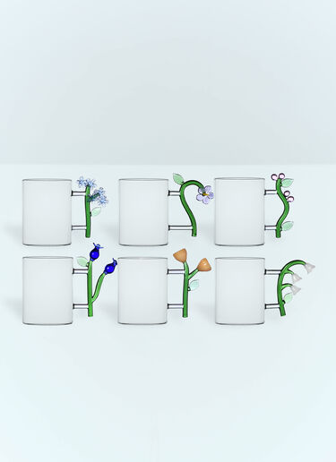 Set Of Six Botanica Mugs Ichendorf Milano Set Of Six Botanica Mugs Clear wps0691237