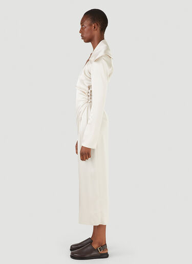Nanushka Lanza Dress White nan0245004
