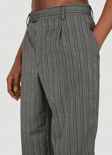 VTMNTS Striped Tuxedo Pants Grey vtm0350002
