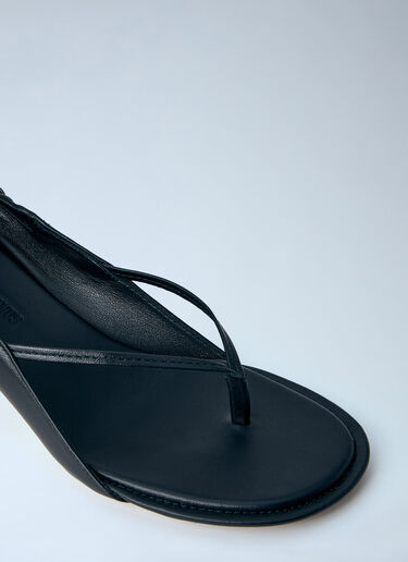 Jacquemus The Low Sandals Black jac0264037