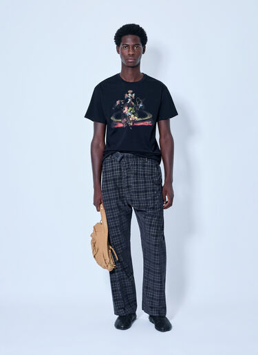 LN-CC® - Vivienne Westwood: Straight Drunken Trousers - Grey Vivienne Westwood Straight Drunken Trousers Grey vvw0165004