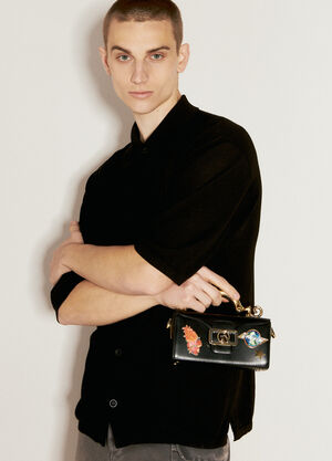 Balenciaga Pins Leather Handbag Black bal0257053