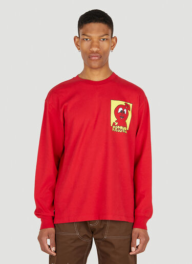 Rassvet Captek Character Print Long Sleeve T-Shirt Red rsv0148013